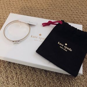 Kate Spade Silver “Take a Bow” Bracelet